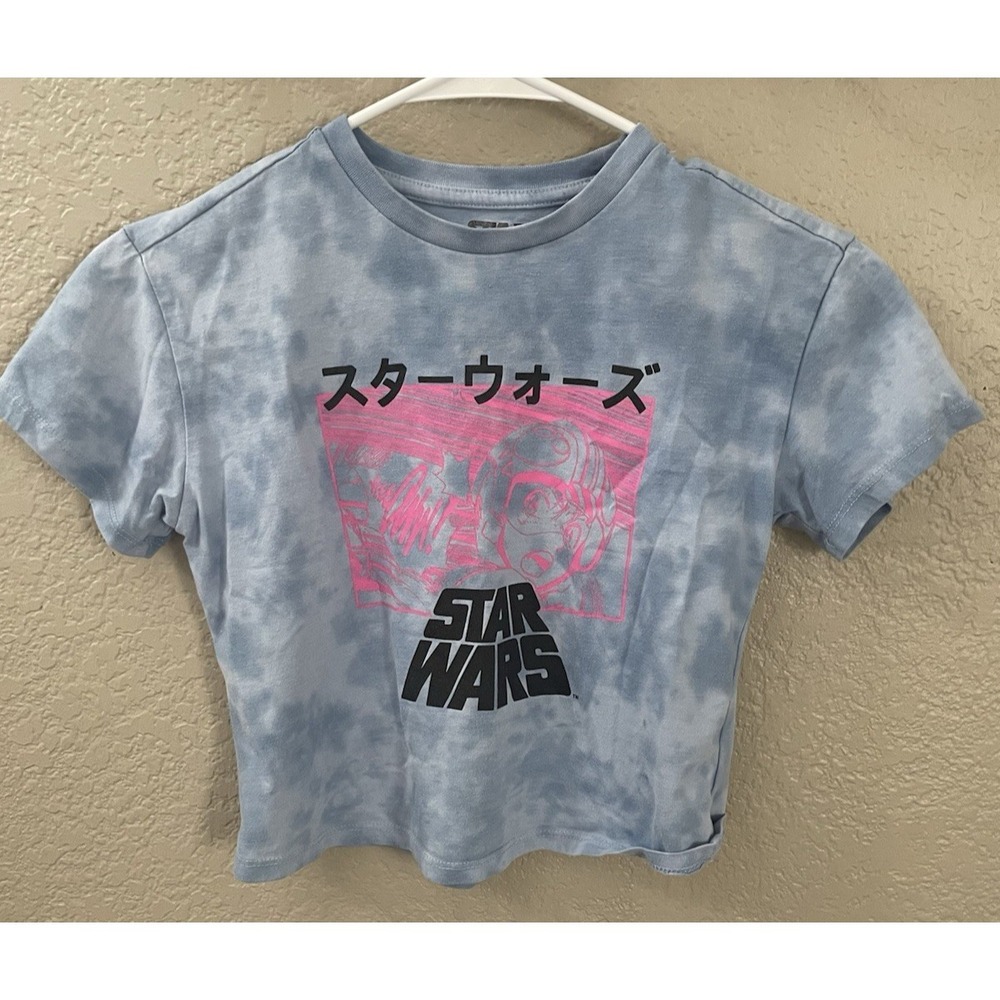 Girls Mad Engine Star Wars cropped T-shirt size Medium (7/8)